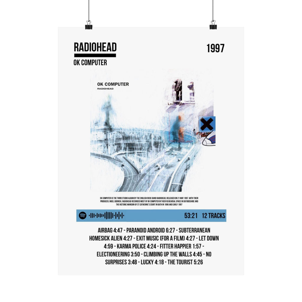 Radiohead OK Computer Poster (Matte)