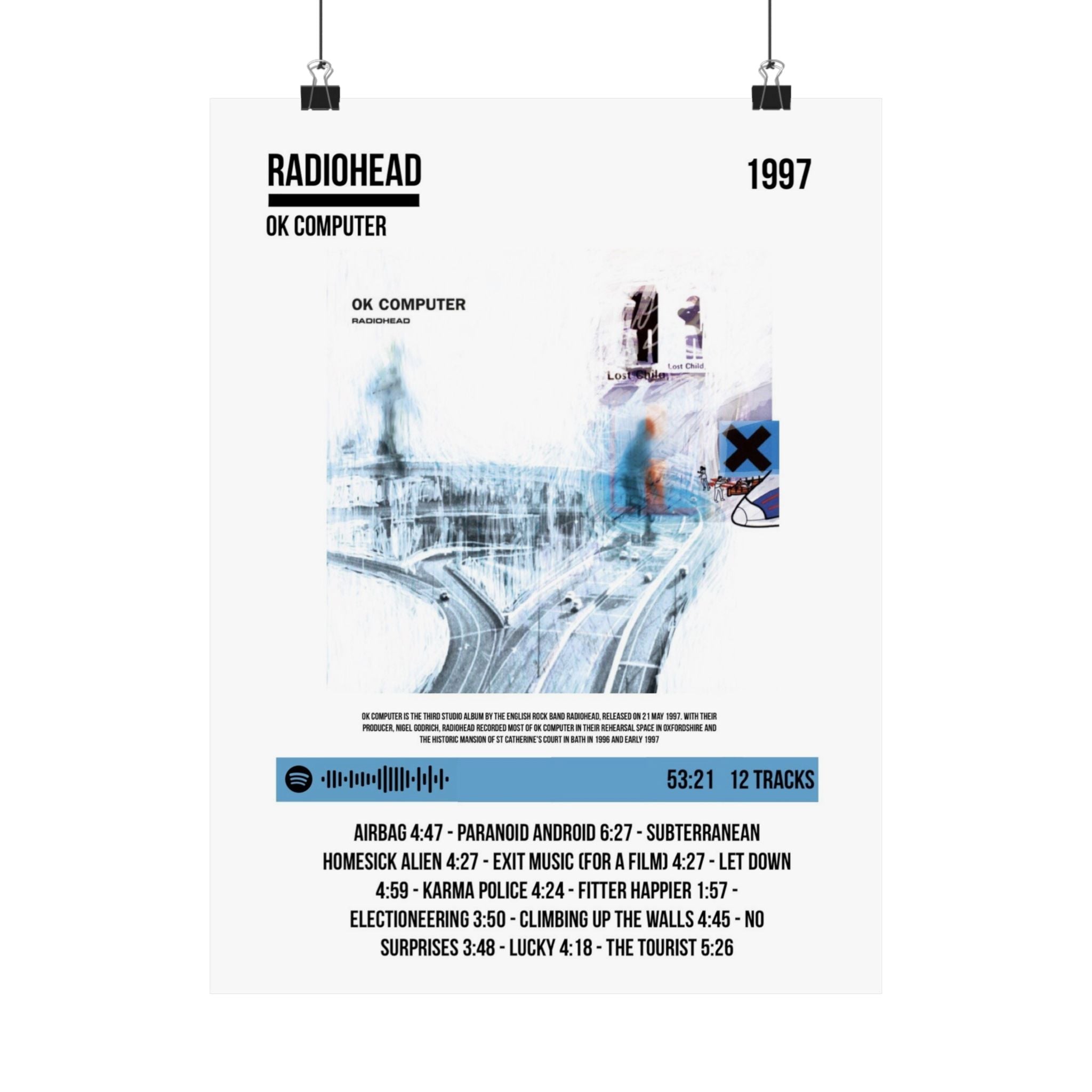 Radiohead OK Computer Poster (Matte)